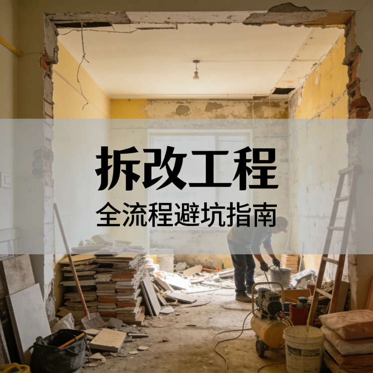 拆改工程：哪些墙能动？拆改全流程避坑指南