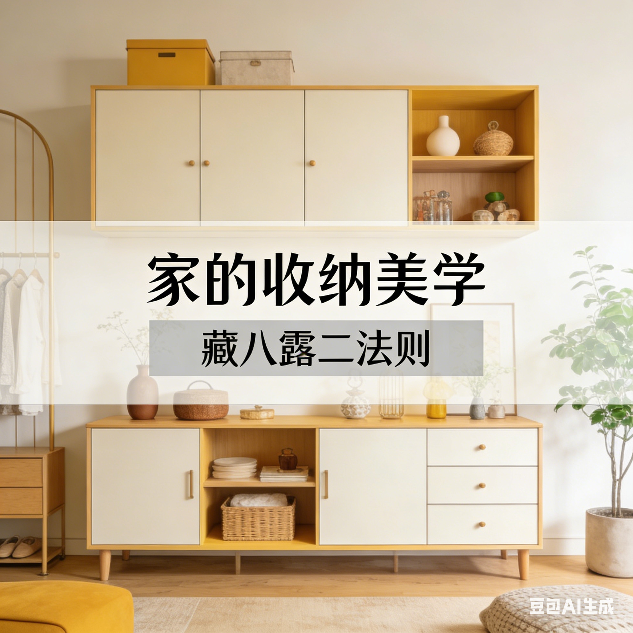 家的收纳美学：藏八露二，让收纳也成为风景线