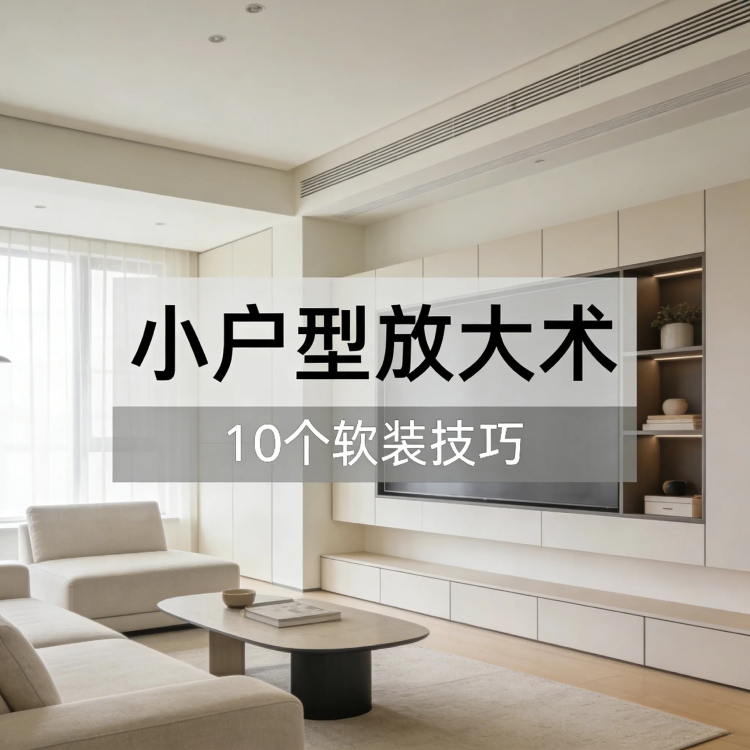 小户型放大术：10个软装技巧，让家显大、显亮、显整洁