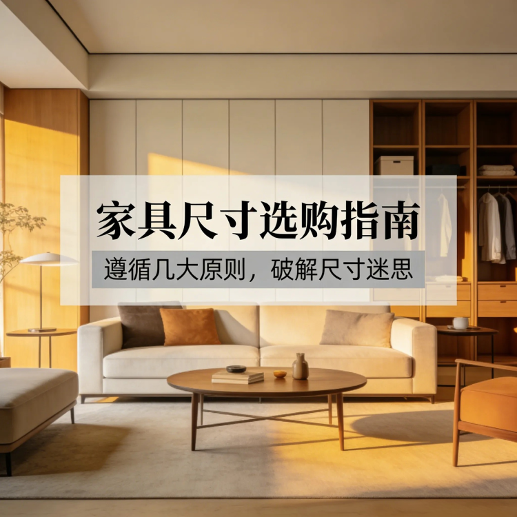 家具尺寸选购指南：小户型显大、大户型不空的秘密