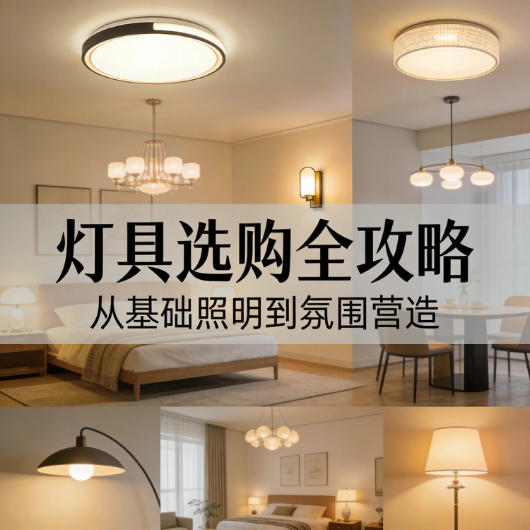 灯具选购全攻略：从基础照明到氛围营造