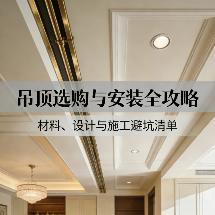 吊顶选购与安装全攻略：从材料、功能到避坑
