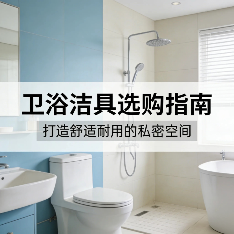 卫浴洁具选购指南：打造舒适耐用的私密空间