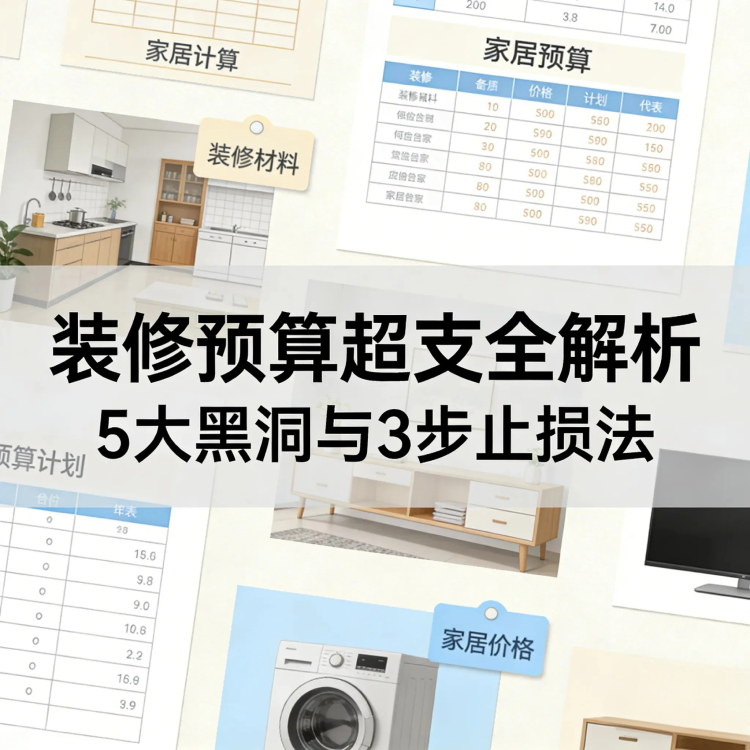 装修预算超支全解析：5大黑洞与3步止损法