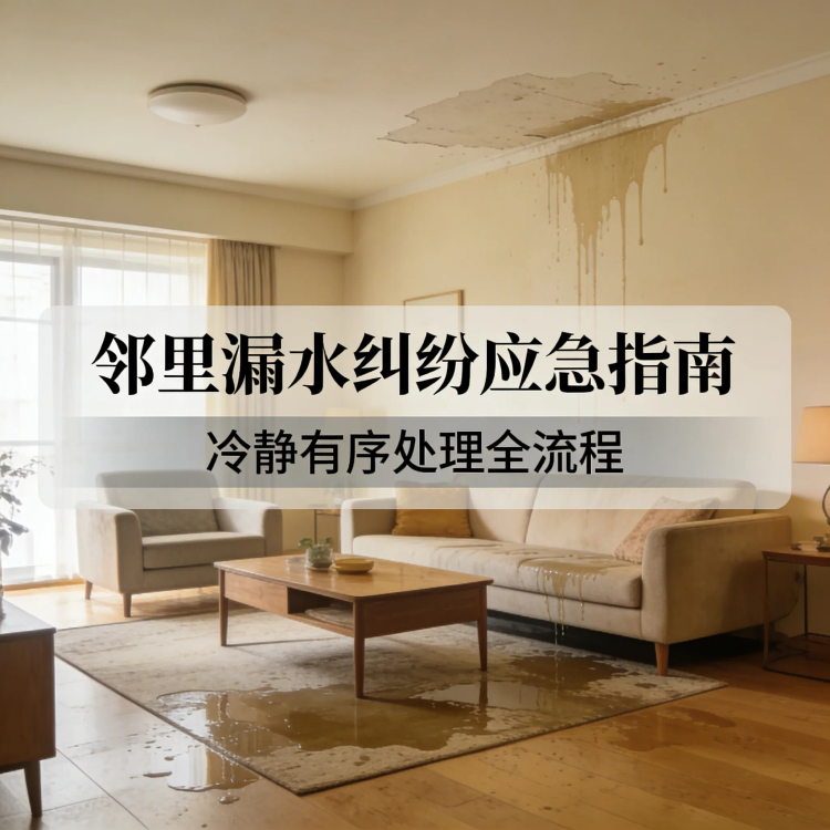 邻里漏水纠纷应急指南：冷静、有序处理全流程
