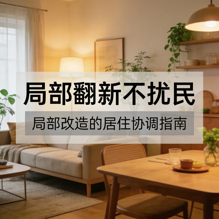 局部翻新不扰民：厨房卫生间改造的居住协调指南